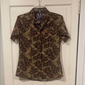 DIXXON Camouflage Floral Shirt